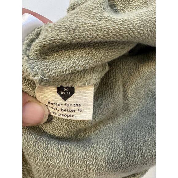 Madewell Sweatshirt Skirt Womens XL Sage Green French Terry Preppy Tenniscore - Picture 12 of 12